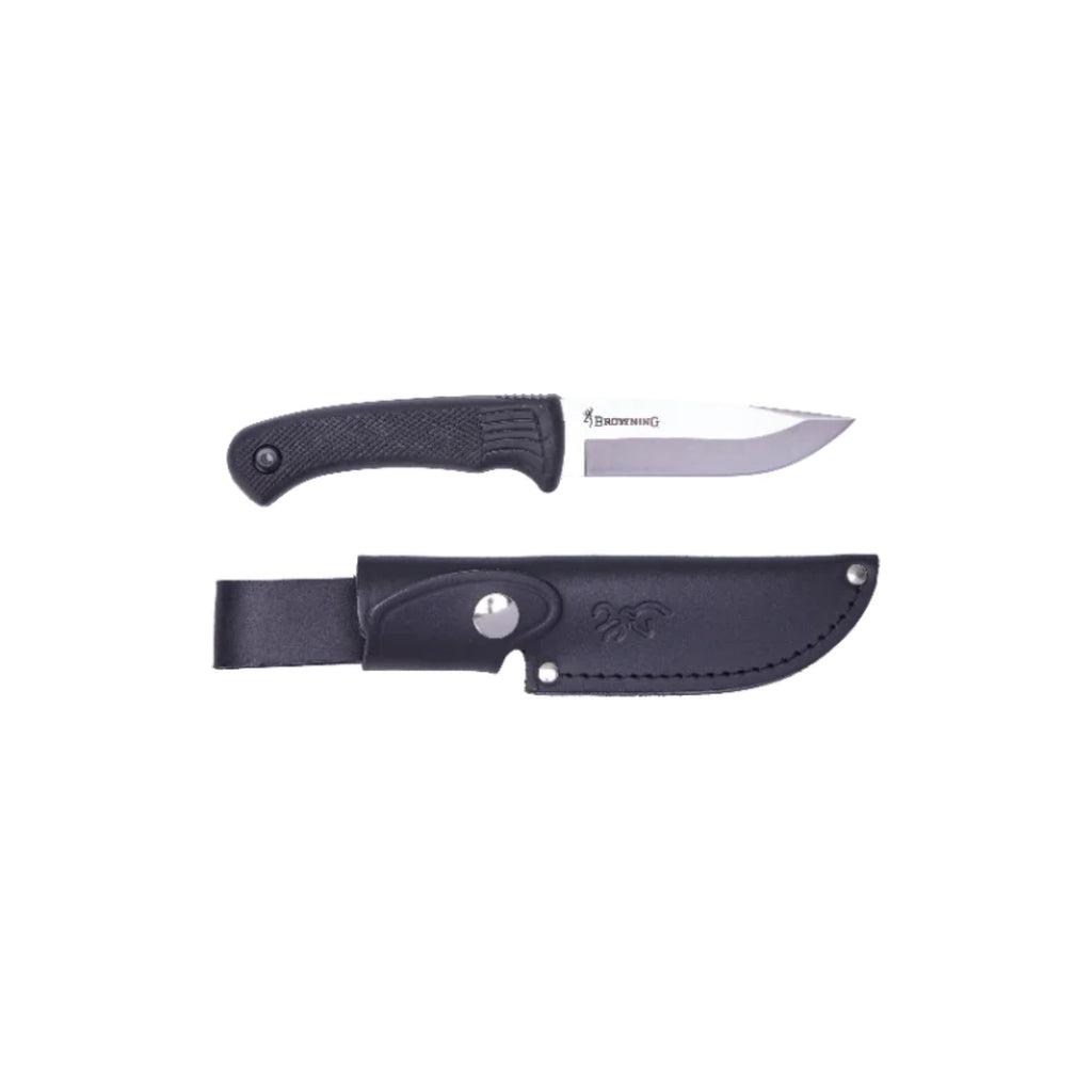 Browning Pro Hunter fast jagtkniv med sort gummigreb og 10 cm klinge