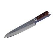 Elite japansk gyuto kniv på 24cm i damaskusstål med sort greb