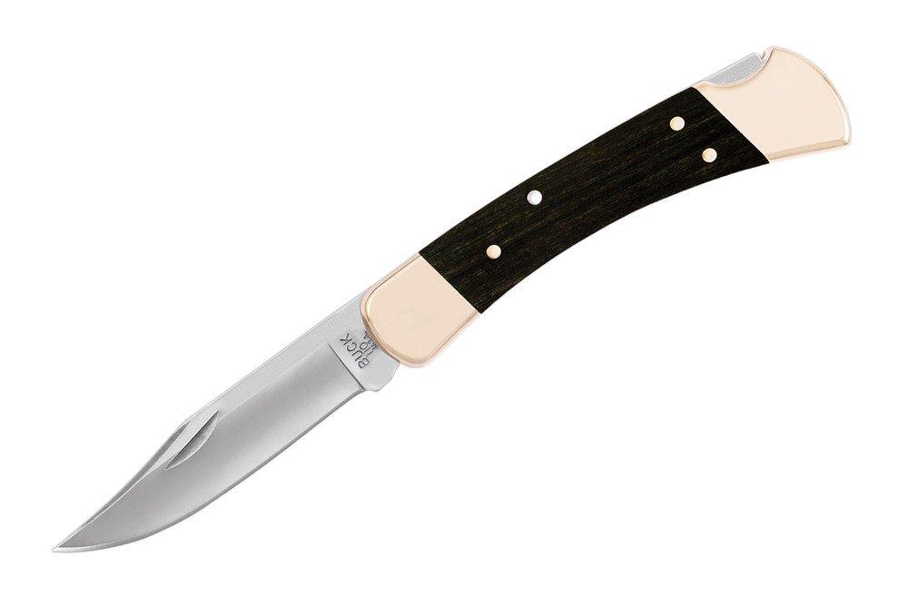 Buck Ranger 110 Folding Hunter foldekniv med lockback og trægreb